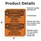 Signmission No Dumping Tenant Use Only Bilingual, 3.5 in W x Rectangle, Vinyl Decal OS-2PACK-WS-D-35-L-12700 - alternate 2
